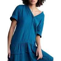Zinnia Ruffled Drop-Waist Dress