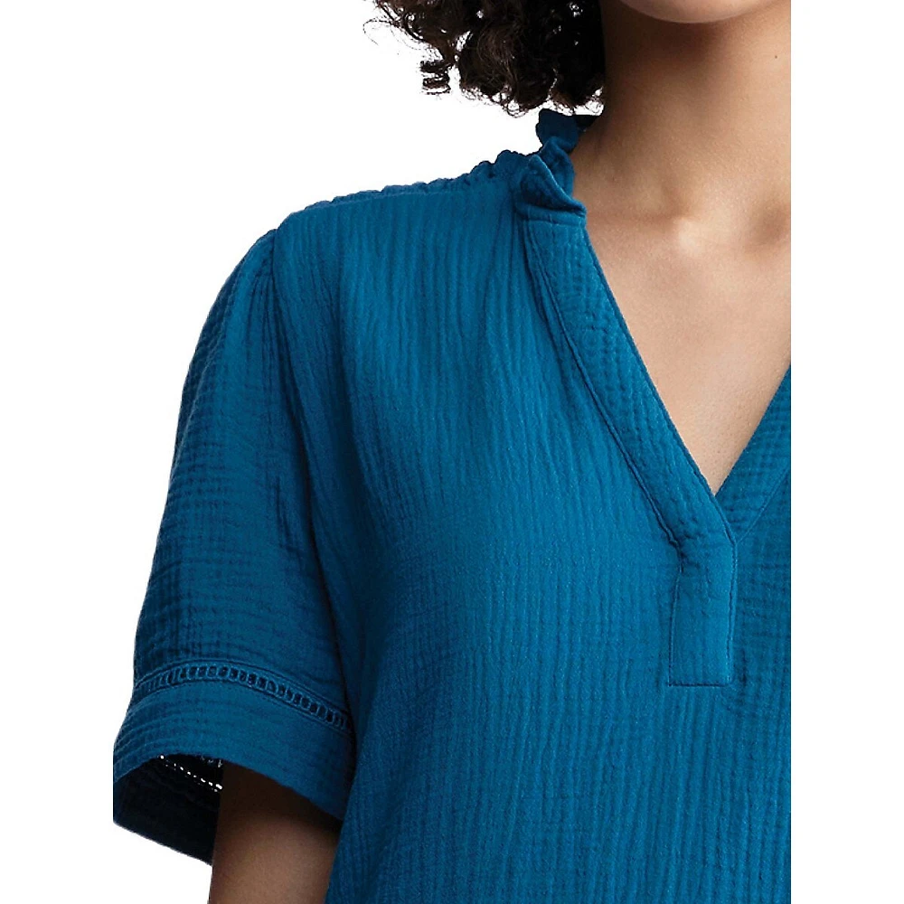Zinnia Ruffled Drop-Waist Dress