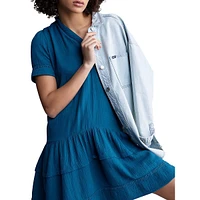 Zinnia Ruffled Drop-Waist Dress