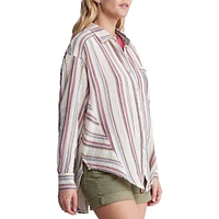 Aija Striped Blouse