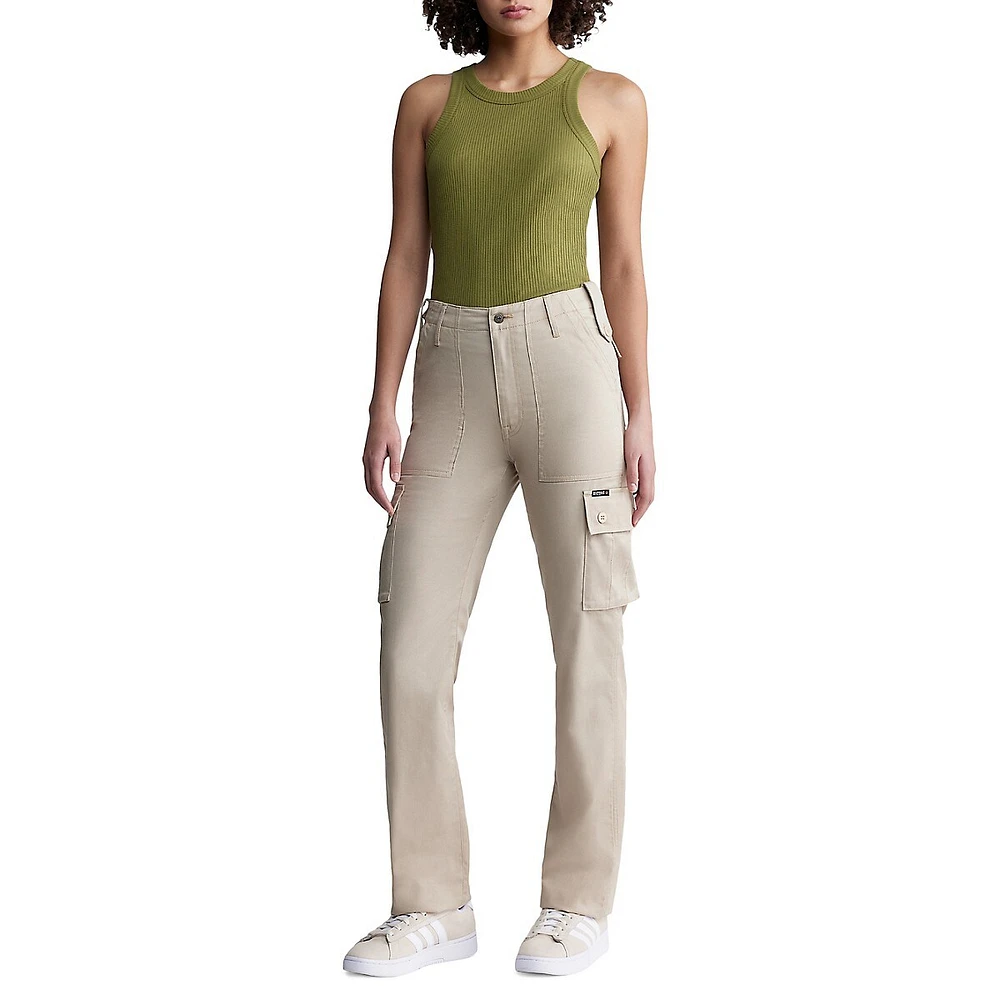 Jane High-Rise Loose Straight Cargo Pants