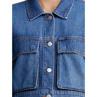 Teagan Boxy Crop Denim Jacket