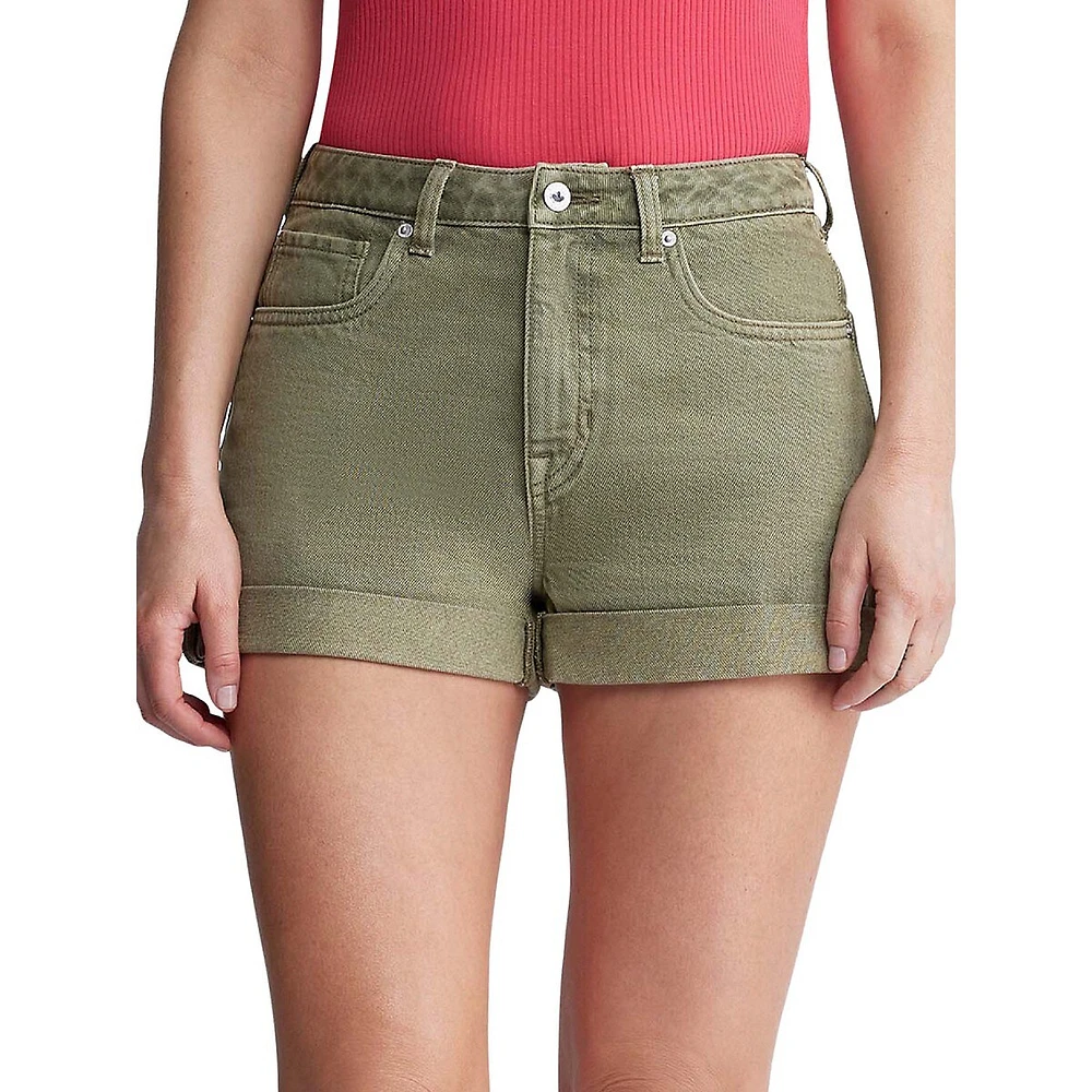 Goldie High-Rise Denim Shorts