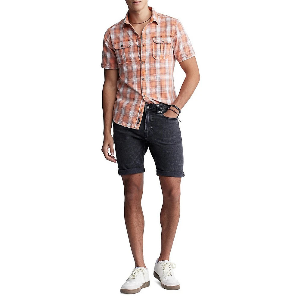 Slim Parker Denim Shorts