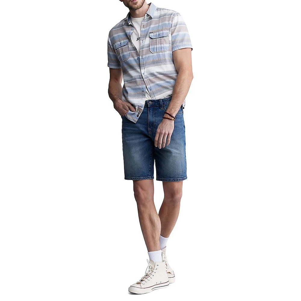 Relaxed Straight Dean Denim Shorts