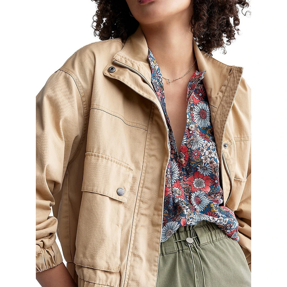 Lorah Cropped Utility Jacket