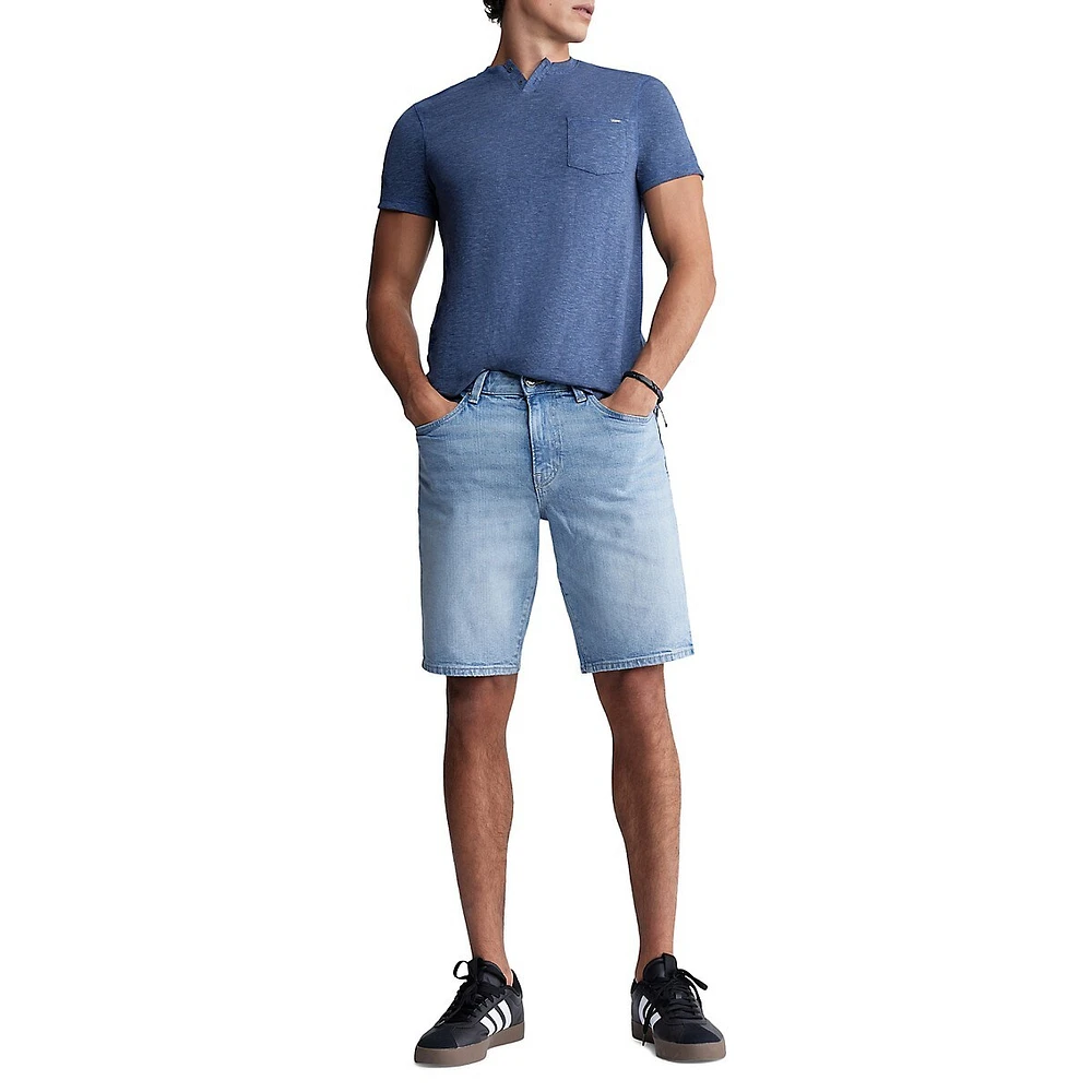 Relaxed Straight Dean Denim Shorts