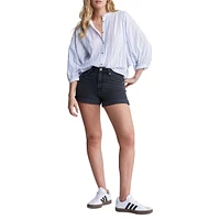 Goldie High-Rise Denim Shorts