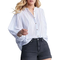 Goldie High-Rise Denim Shorts