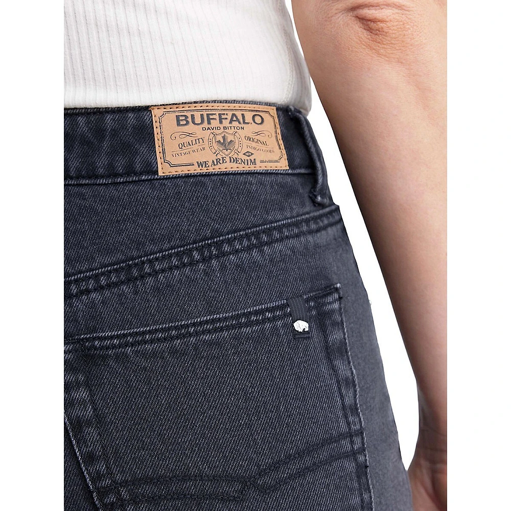 Goldie High-Rise Denim Shorts