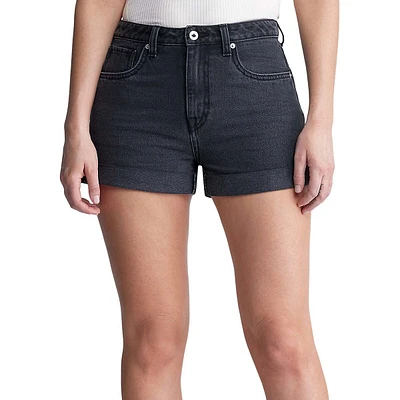 Goldie High-Rise Denim Shorts