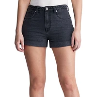 Goldie High-Rise Denim Shorts