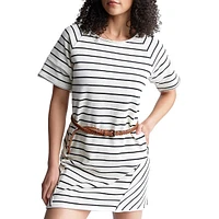 Robe t-shirt rayée Delfina