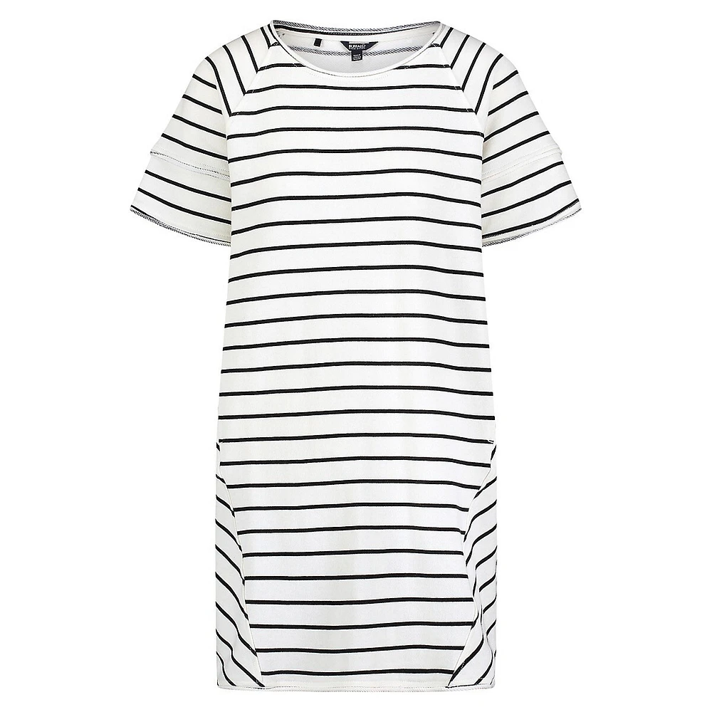 Robe t-shirt rayée Delfina