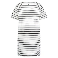 Robe t-shirt rayée Delfina