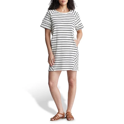 Delfina Striped T-Shirt Dress