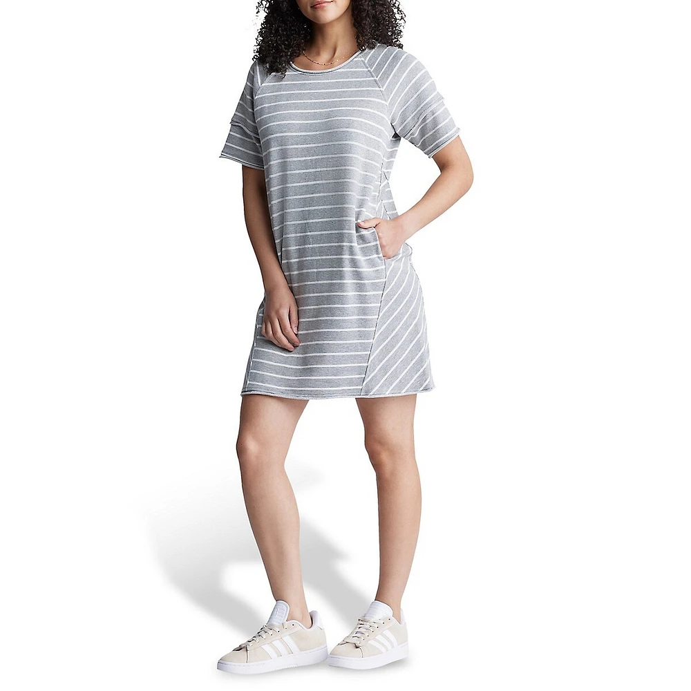 Robe t-shirt rayée Delfina