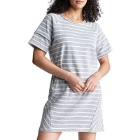 Robe t-shirt rayée Delfina