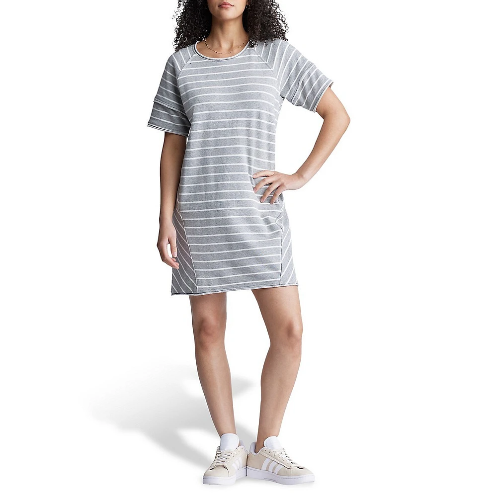 Robe t-shirt rayée Delfina