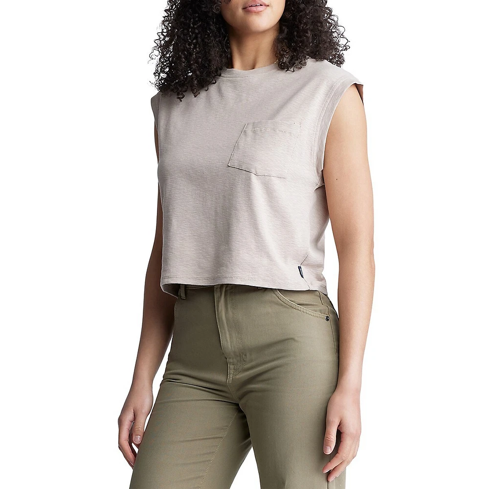 Amandine Sleeveless Boxy T-Shirt