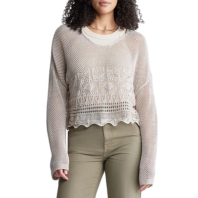 Cornelia Scalloped Hem Sweater