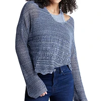 Cornelia Scalloped Hem Sweater