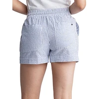 Ludovica Striped Seersucker Shorts