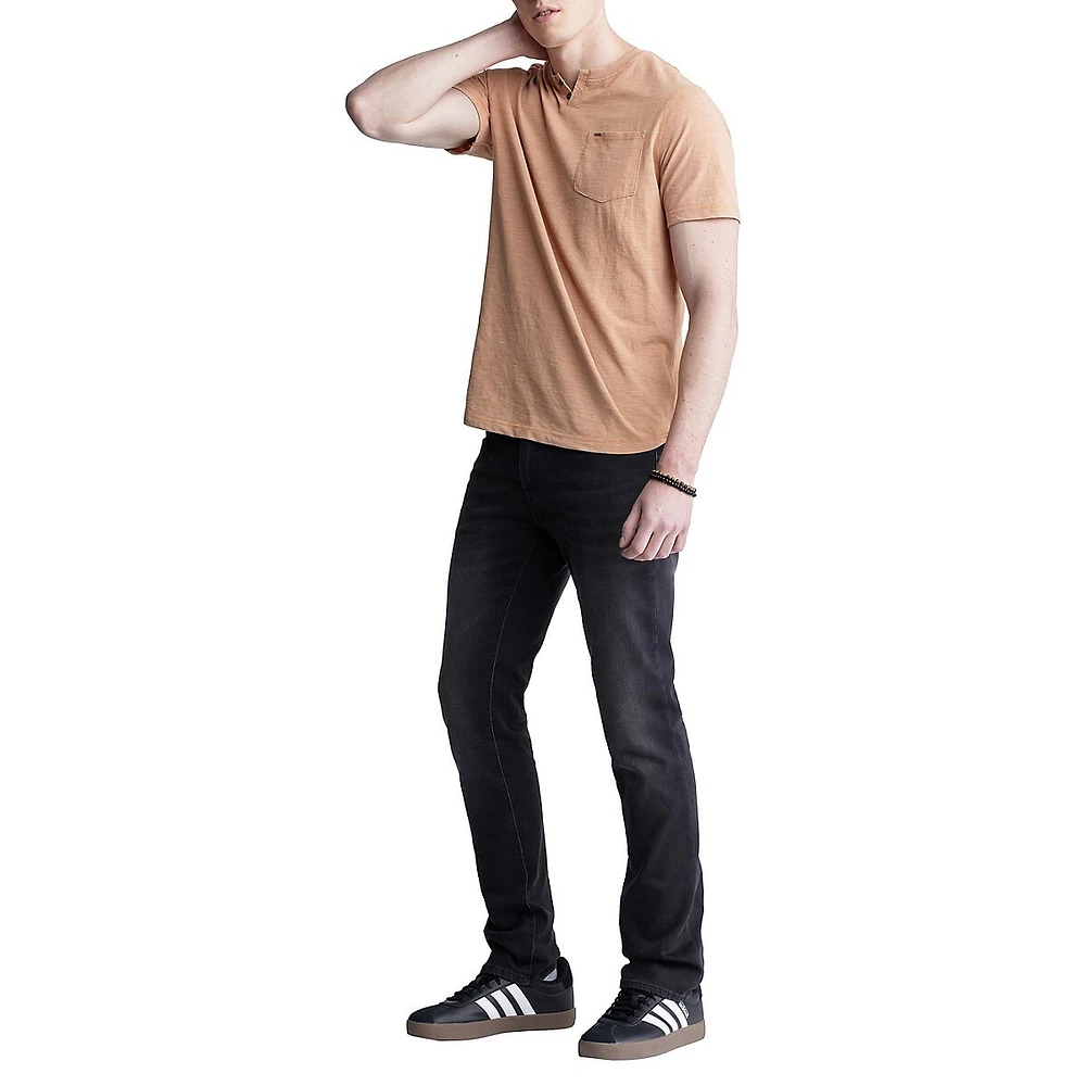 Short-Sleeve Henley