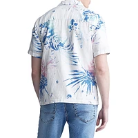 Salaman Tropical Utility Camp Shirt