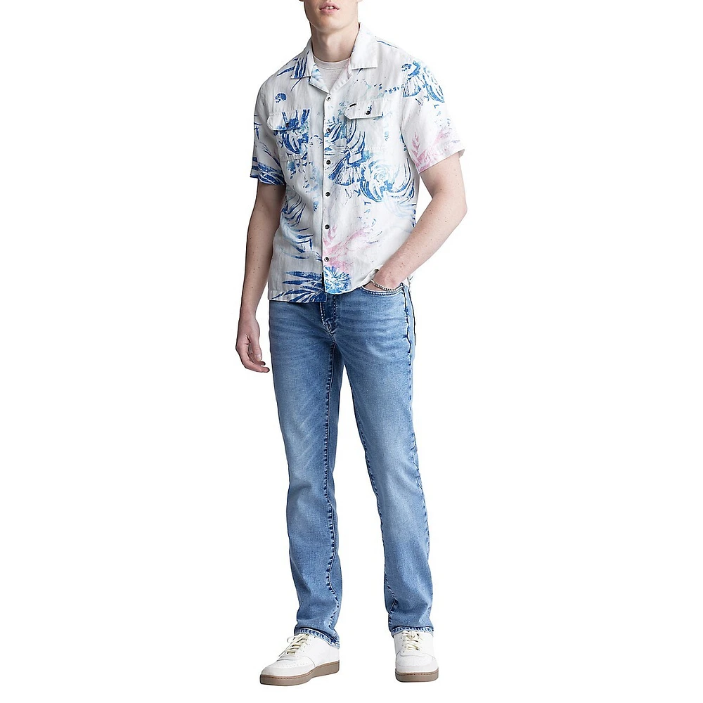 Salaman Tropical Utility Camp Shirt