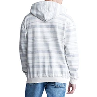 Striped Fleece Hoodie