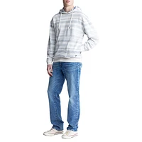 Striped Fleece Hoodie