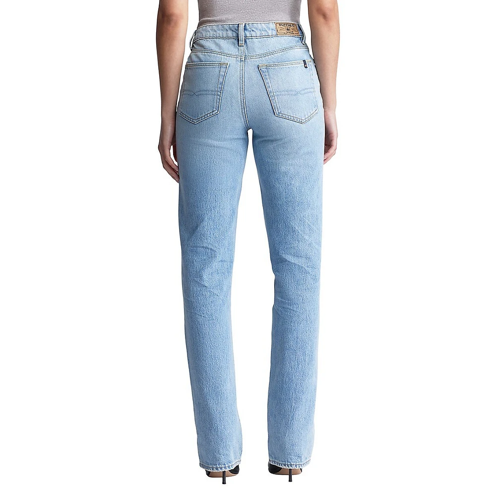 Mary Mid-Rise Straight Jeans