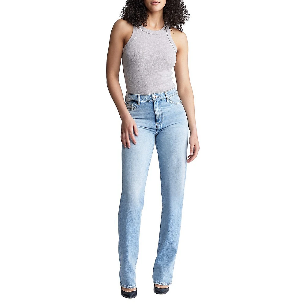 Mary Mid-Rise Straight Jeans