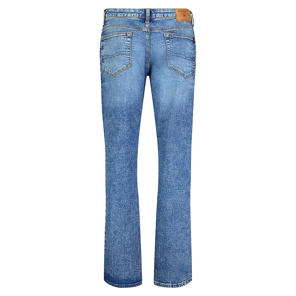 Driven Relaxed Straight Heavily Sanded & Worked Jeans