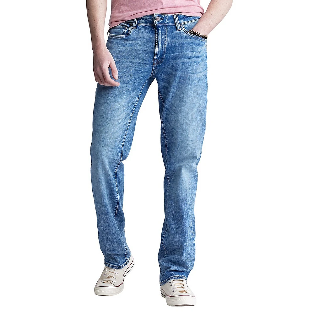 Driven Relaxed Straight Heavily Sanded & Worked Jeans