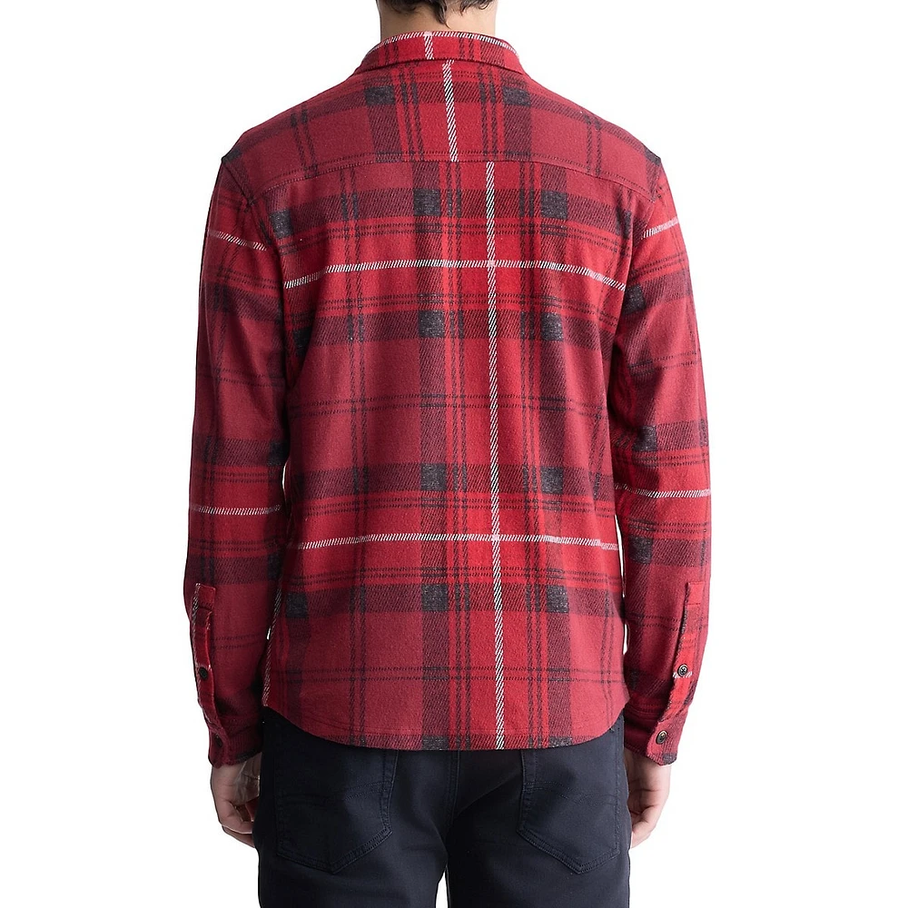 Samme Knitted Plaid Shirt