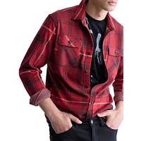 Samme Knitted Plaid Shirt