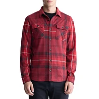 Samme Knitted Plaid Shirt