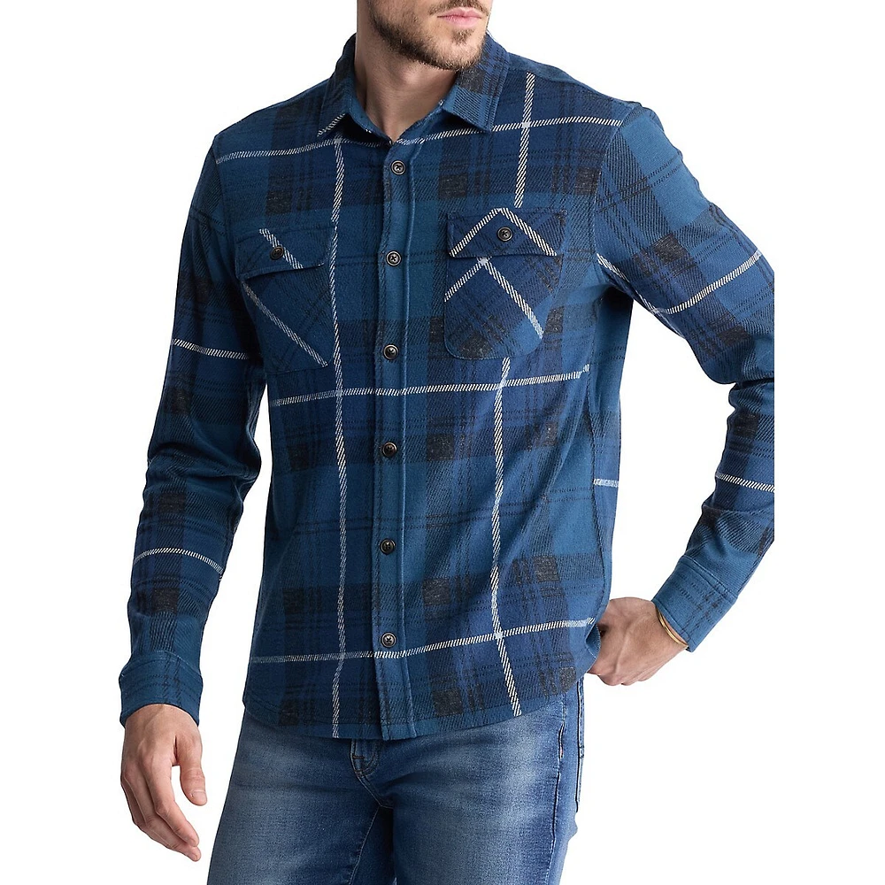 Samme Knitted Plaid Shirt