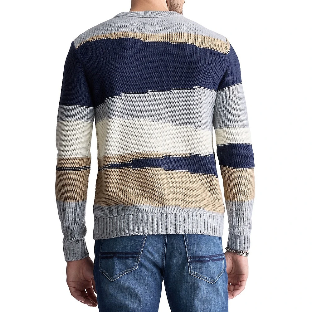 Wollen Colourblock Knit Sweater