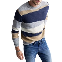 Wollen Colourblock Knit Sweater