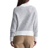 Kieryn Diamond-Knit Raglan Sweater