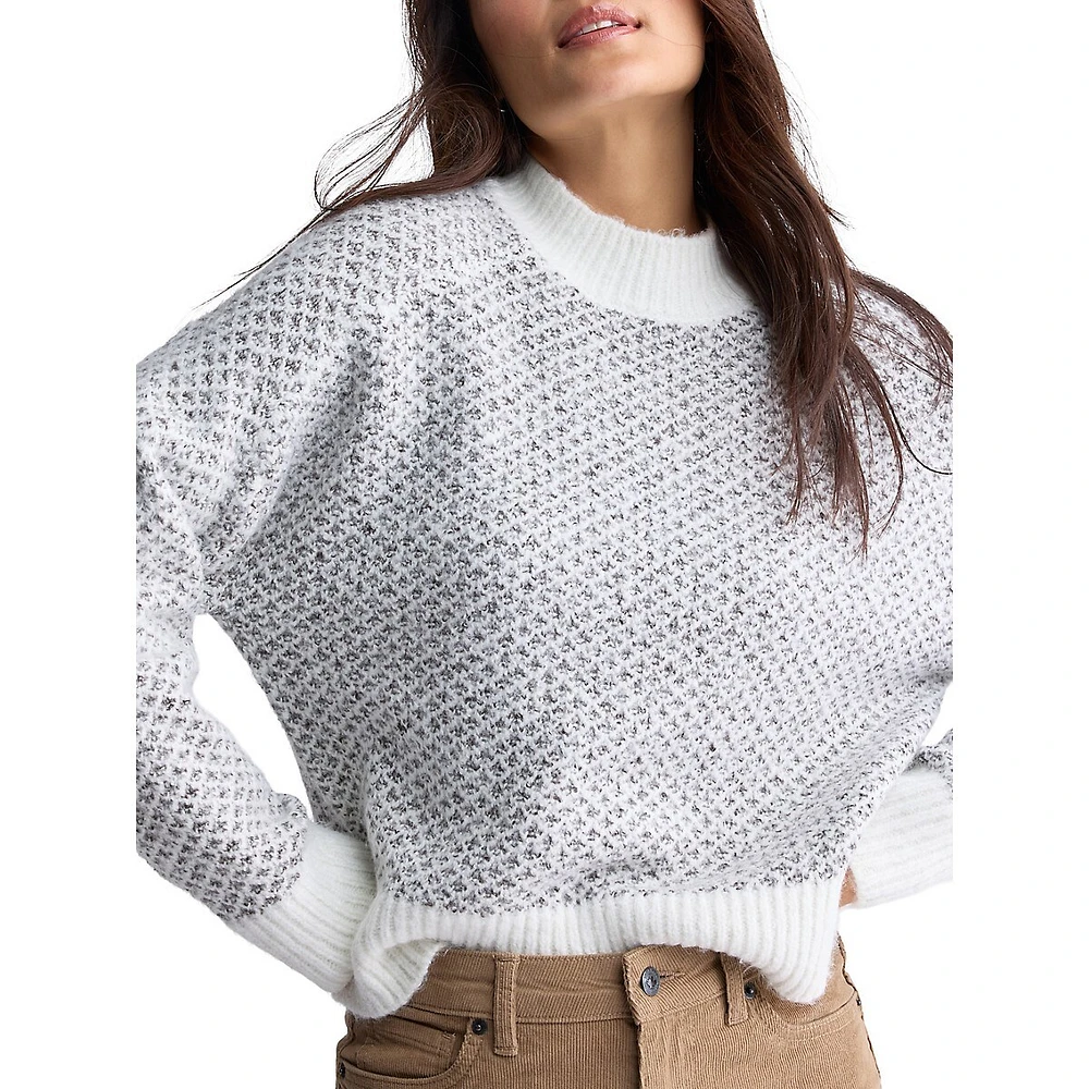 Kieryn Diamond-Knit Raglan Sweater