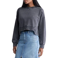 Kincade Loose-Fit Cropped Sweatshirt