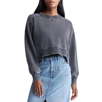 Kincade Loose-Fit Cropped Sweatshirt