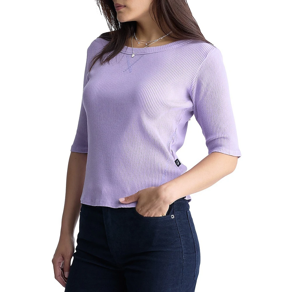 Tabbey Rib-Knit Top