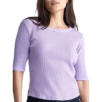 Tabbey Rib-Knit Top