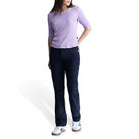 Tabbey Rib-Knit Top