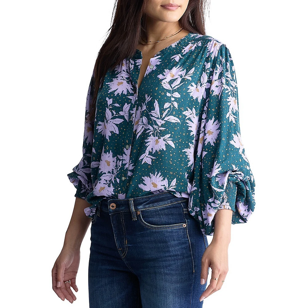 Ottilie Floral-Print Blouse